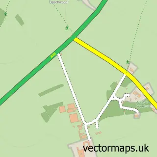 Street map sample of Acton Reynald, Shropshire