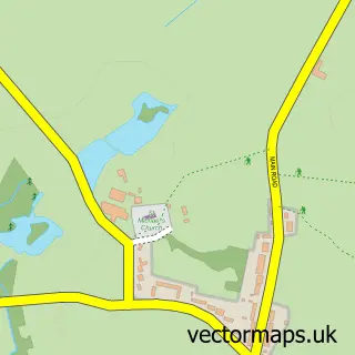 Street map sample of Adbaston, Staffordshire