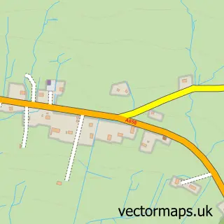 Street map sample of An t-Achadh Mòr, Western Isles