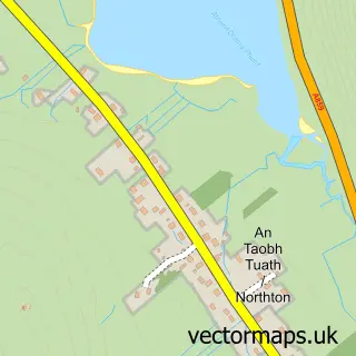 Street map sample of An Taobh Tuath, Western Isles