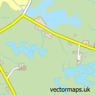 Street map sample of An t-Ìochdar, Western Isles