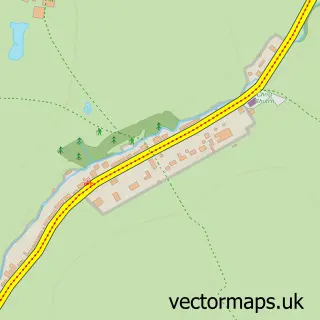 Street map sample of Annscroft, Shropshire