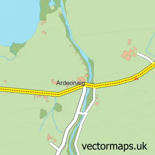 Street map sample of Ardeonaig, Stirling and Falkirk