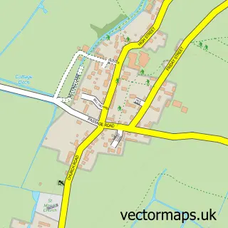 Street map sample of Arlingham, Gloucestershire