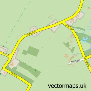 Street map sample of Ashby St Mary, Norfolk