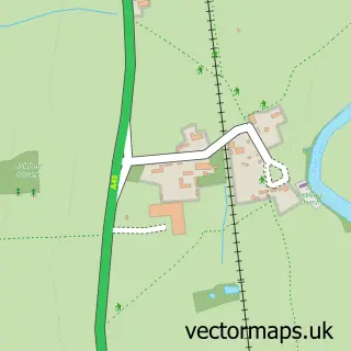 Street map sample of Ashford Bowdler, Shropshire