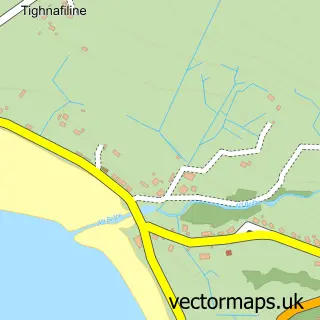 Street map sample of Aultbea, Ross and Cromarty