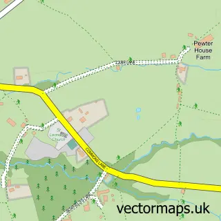 Street map sample of Balderstone, Lancashire