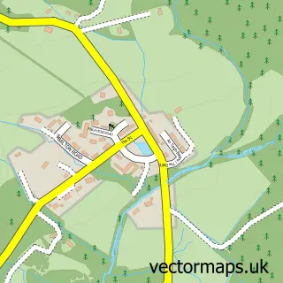 Street map sample of Balmacara, Ross and Cromarty