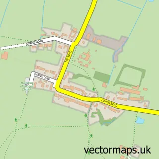 Street map sample of Barnacle, Warwickshire
