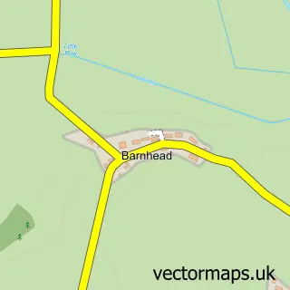 Street map sample of Barnhead, Angus