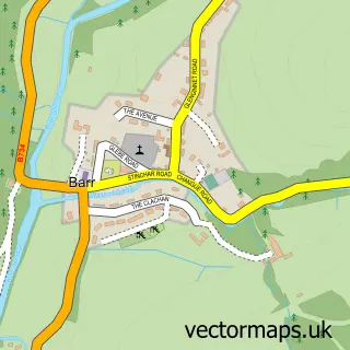 Street map sample of Barr, Ayrshire and Arran