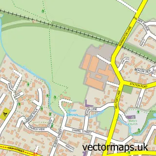 Street map sample of Beckingthorpe, Leicestershire