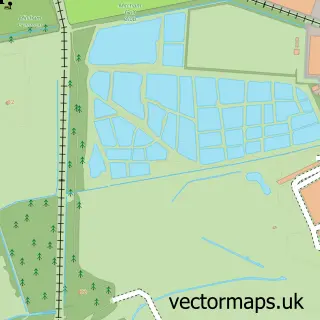 Street map sample of Beddington Corner, Greater London