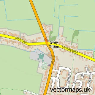 Street map sample of Belton, Lincolnshire