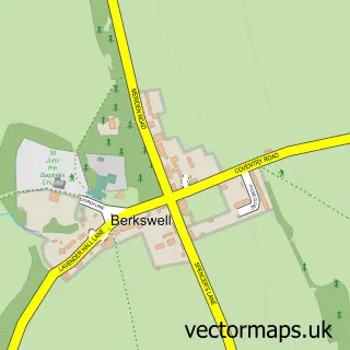 Street map sample of Berkswell, West Midlands