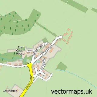 Street map sample of Bertram House, Lanarkshire