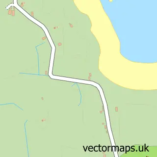 Street map sample of Bhalla, Argyll and Bute