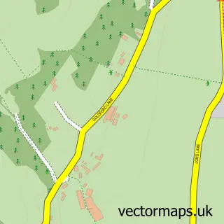 Street map sample of Bickerton, Cheshire