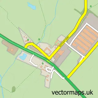 Street map sample of Bletchley, Shropshire