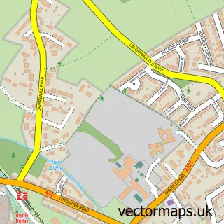 Street map sample of Blythe Bridge, Staffordshire