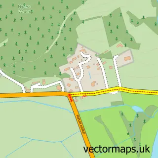 Street map sample of Boltachan, Perth and Kinross