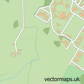 Street map sample of Bramcote, Warwickshire
