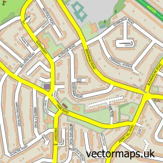 Street map sample of Brandhall, West Midlands