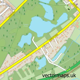 Street map sample of Broome, Norfolk