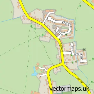 Street map sample of Broughton Gifford, Wiltshire