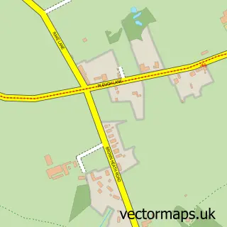 Street map sample of Brown Heath, Cheshire