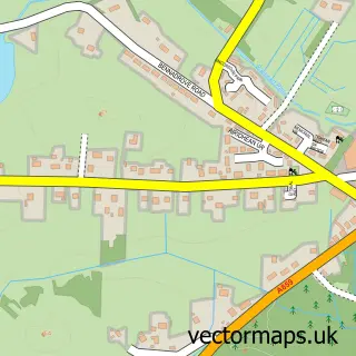 Street map sample of Bruach Màiri, Western Isles