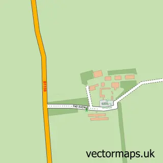 Street map sample of Brumstead, Norfolk