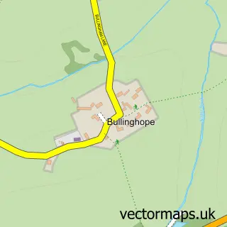 Street map sample of Bullinghope, Herefordshire