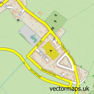 Street map sample of Burham, Kent