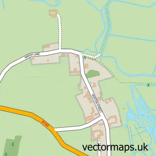 Street map sample of Burnham Norton, Norfolk