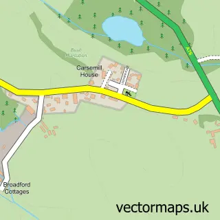 Street map sample of Burnhead, Dumfries