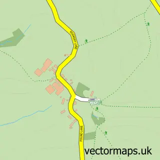 Street map sample of Burstock, Dorset