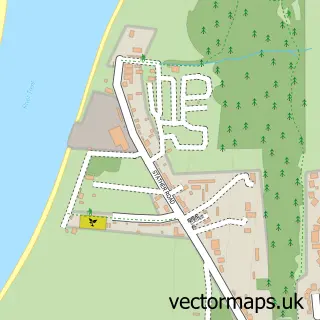 Street map sample of Burton Stather, Lincolnshire