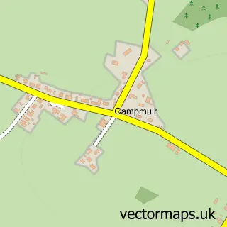 Street map sample of Campmuir, Perth and Kinross