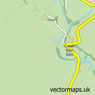 Street map sample of Capel St Silo, Dyfed