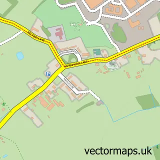 Street map sample of Capenhurst, Cheshire