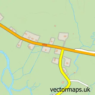 Street map sample of Carbost, Ross and Cromarty