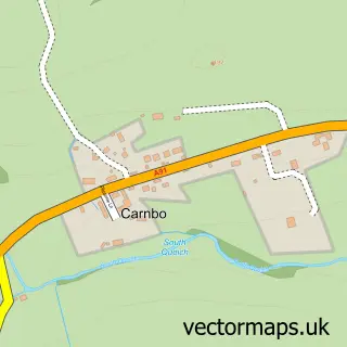 Street map sample of Carnbo, Perth and Kinross