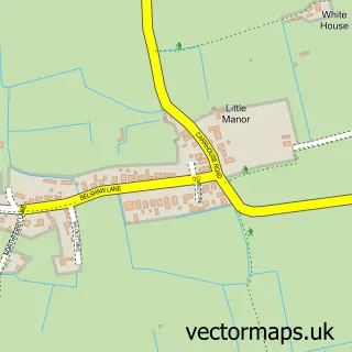 Street map sample of Carrhouse, Lincolnshire