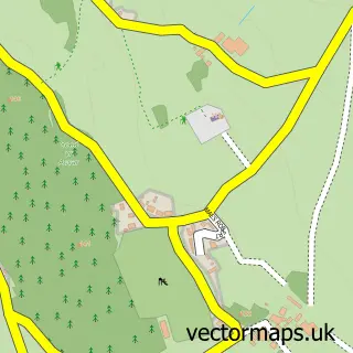 Street map sample of Cefn Meiriadog, Clwyd