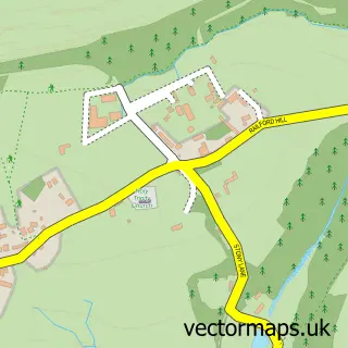 Street map sample of Chantry, Somerset