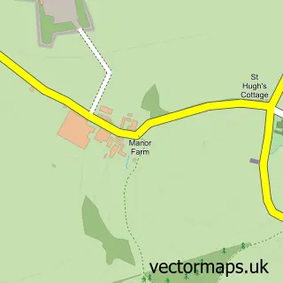 Street map sample of Charterhouse, Somerset