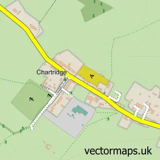 Street map sample of Chartridge, Buckinghamshire