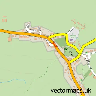 Street map sample of Chawleigh, Devon